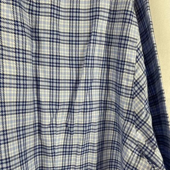 Hugo Boss Men Long Sleeve Plaid Button Down Sharp fit T-Shirt 17R - Picture 7 of 7